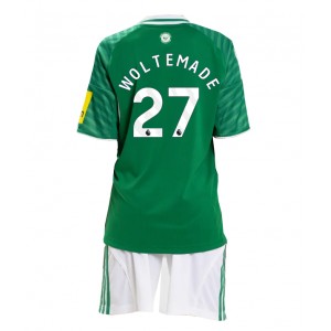 Fotbalové Dres Newcastle United Nick Woltemade #27 Dětské Venkovní Oblečení 2025-26 Krátký Rukáv (+ trenýrky)